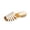 White, variant on Women's Low Block Heels Sandals Square Open Toe Slip-On Chunky Heel Strappy Summer Slide Sandals, Orange Size 7.5