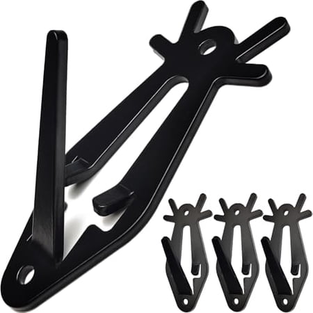 European Deer Skull Mount Hanger Euro Wall Mount Hanger for Deer Head Pronghorn and Other Smaller Animals Skull Wall Hooker with Easy Installation Kit for Indoor Outdoor