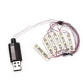 thumbnail image 1 of ABS Universal DIY LED Light USB Charging Shining Decoration Bricks Bar‑type Lamp Toy Light with Wire leads, 1 of 9