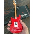 thumbnail image 4 of Jimi Hendrix Fender Stratocaster Monterey Pop Festival Mini Guitar Replica Collectible, Axe Heaven, Gifts, 4 of 4