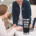 thumbnail image 6 of Farewell Gifts for Coworkers - Coworker Leaving Gifts, Going Away Gift For Coworker - New Job, Good Luck, Goodbye Gifts For Coworkers, Boss, Men, Women, Friends - 20 oz Black Tumbler, 6 of 6
