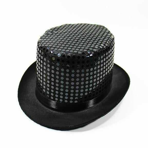 VISALY Top hat Wide Brim Derby Hats for Women | Womens Sun Hats Wide Brim Sun Hats for Women Wide Brim Sun Protection Hats Sequined St. Wide Brim Hats Straw Hats for Summer Wide Brim Sun Hat | MOM