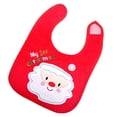 thumbnail image 3 of KAKOWELY Feeding Bibs for Baby Infant Newborn Christmas Lunch Time 1Pcs 11.4x7.7in, 3 of 6