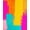 Multicolor Rainbow, Pattern 16, variant on ODIKA 8'x10' Washable Area Rug Motifs Abstract Brushstroke Confetti Funky Checkered Pink for Living Room, Under Sectional, Family , Durable, Non-Slip