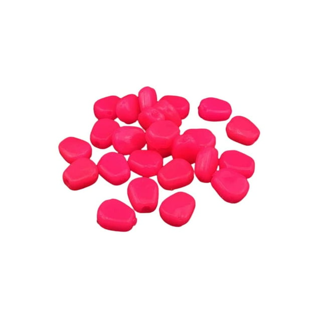 Advancent 100 Uds. Señuelos de simulación cebos artículos de pesca herramienta callos traje de pesca con caja transparente suministros Pescar Rosa