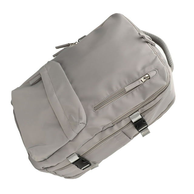 M Buder Mochila de Viaje para Mujer Grande y Ligera, Equipaje de Mano Multifuncional para Viajes Cortos, Compartimentos Impermeables, 48 cm / 18.9 in, Gris