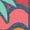 HEATHER BLUE, variant on Instant Message - Palm Tree Sunset - Youth Boys Short Sleeve Graphic T-Shirt