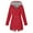 Red, variant on Jacket Coats for Women Zpanxa Women Casual Solid Jacket, Warm Winter Coat Thicken Hooded Jacket, Outdoor Plus Size Warm Snow Windproof Outerwear Coat Black L