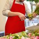 thumbnail image 5 of Delantales ajustables con bolsillos, delantal para mujeres, hombres, cocina, chef, 5 of 5