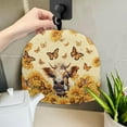 thumbnail image 4 of ZUXONGSY Sunflower Cow Tea Cozy for Teapot Tea Insulated Cosy with Hanging Loop Anti-Dust Polyester Canvas Teapot Cover Decorative Teapot Cover for Hotel Restaurant Tea Party, 4 of 7