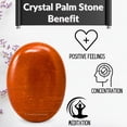 thumbnail image 5 of Red Jasper Crystal Palm Stone, 5 of 6