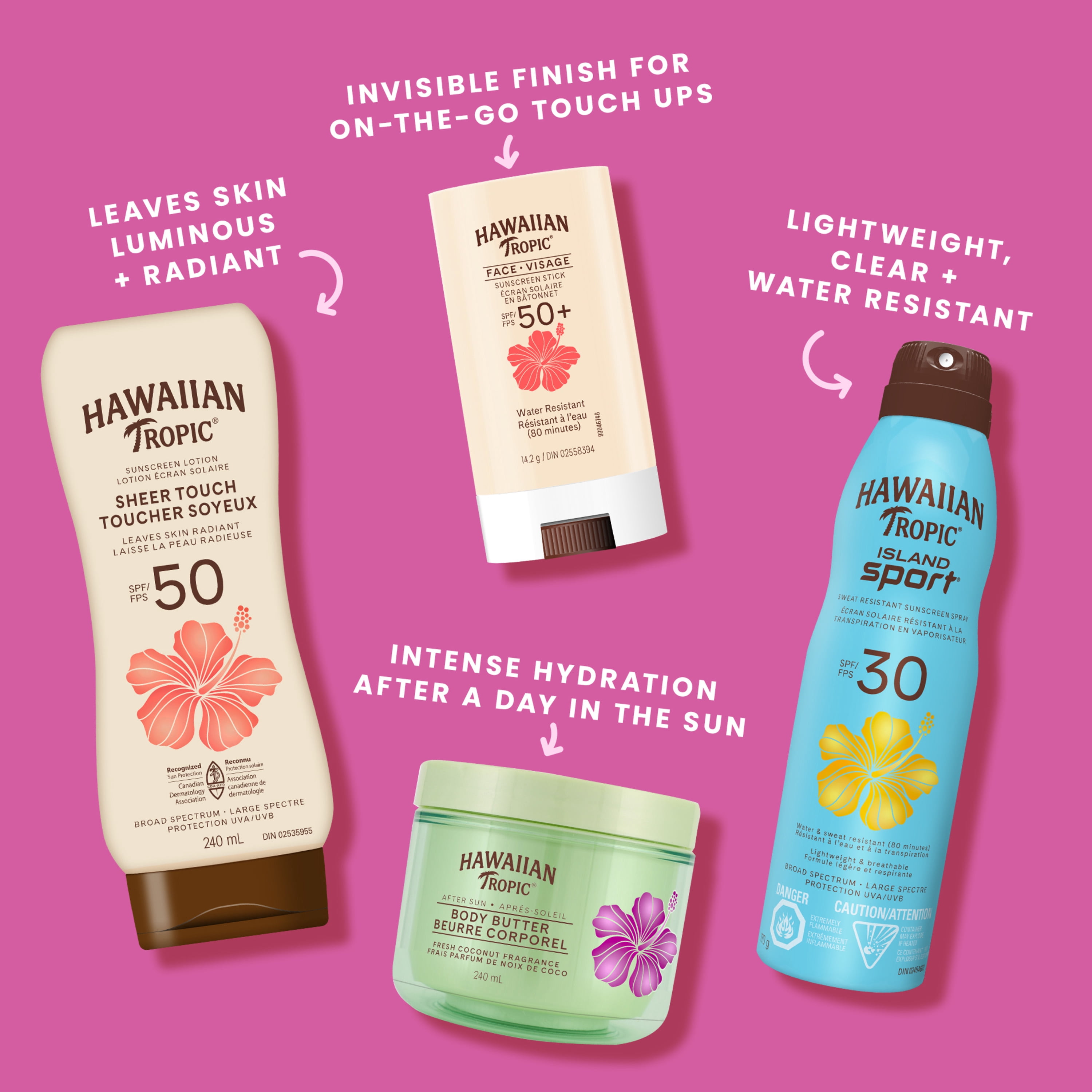 Hawaiian Tropic After Sun Lotion Moisturizer and Hydrating Body Butter with Coconut Oil, 8 Ounce