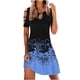 thumbnail image 3 of Vestido casual de mujer con hombros descubiertos y mangas cortas con estampado de espalda para adelgazar Fridja  qw1419, 3 of 5