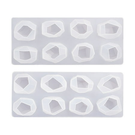 

DIY Silicone Mold Geometric Faceted Gemstone Crystal Pendant