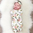 thumbnail image 3 of YOPTOP Cocoon Type Baby Sleeping Bag Rabbit Ears Headband Set  Anti-kick Sleeping Bag Wrap Blanket(2pcs), 3 of 6
