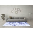 thumbnail image 3 of Ahgly Company Indoor Rectangle Abstract Blue Modern Area Rugs, 3' x 5', 3 of 4