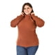 thumbnail image 5 of Sueter cuello alto con botones Roman Fashion / Tallas Extras, 4005 (Chedron) cafe 40, 5 of 8