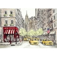 thumbnail image 2 of Marceau, Chloe 32x24 Black Ornate Wood Framed with Double Matting Museum Art Print Titled - New Yorker, 2 of 4
