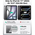 thumbnail image 2 of Funda M2 para iPad Air de 11 pulgadas, iPad Air 6/5/4 (2024/2022/2020), cubierta magnética extraíble, soporte vertical/horizontal con vista de pantalla elevada, 2 of 5