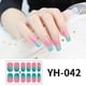 thumbnail image 1 of Fiudx Liquidación De Ofertas Flash Pegatinas De Uñas De Color Degradado, Decoración De Moda, Suministros De Decoración De Uñas, Pegatinas De Uñas De Color Puro, 1 of 2