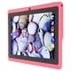 thumbnail image 2 of Tableta para niños Pantalla de protección ocular IPS HD de 7 pulgadas Tableta para niños con cámara dual con funda protectora 100‑240V Enchufe europeo rosa, 2 of 5