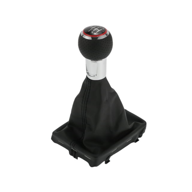 Perilla de cambio manual de 6 velocidades Unique Bargains con cubierta - Perilla de cambio de palanca - para Audi A3 2010-2013 Plástico 1 Pc