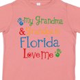 thumbnail image 4 of Inktastic Florida Grandma Grandpa Loves Me Boys or Girls Toddler T-Shirt, 4 of 5