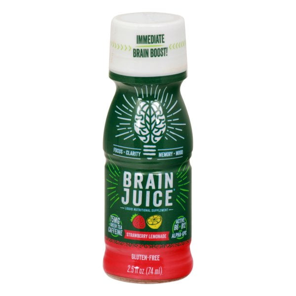 Brain Juice Brain Juice Strawberry Lemonade Case Of 12 2.5 Fl Oz