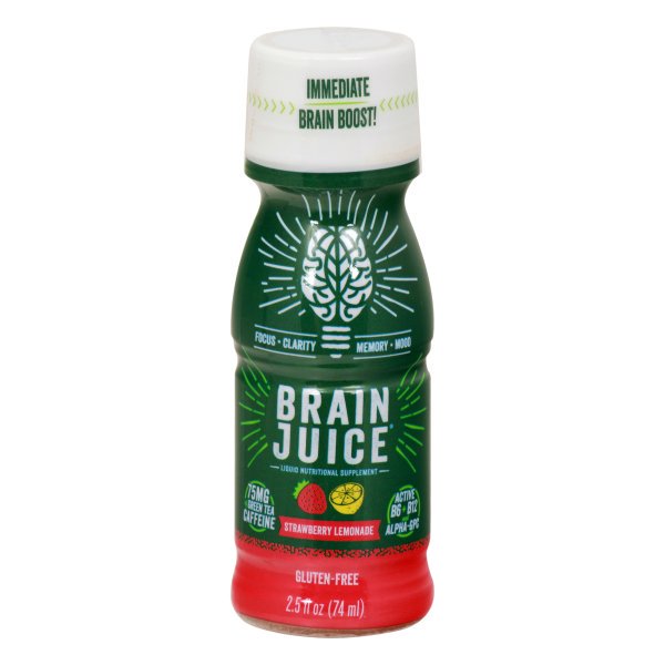Brain Juice Brain Juice Strawberry Lemonade Case Of 12 2.5 Fl Oz