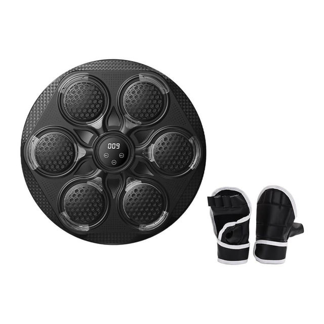 Máquina de Entrenamiento de Boxeo Shamjiam con Música y Guantes Negro
