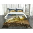 thumbnail image 3 of Ambesonne Teen Room Quilted Bedspread Set 3 Pcs, Extreme Sports Exotic, King Size, Multicolor, 3 of 5