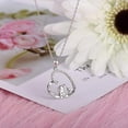 thumbnail image 2 of Mom Elephants Necklace for Women, Always In My Heart Necklace Jewelry Gifts for Women Mom Mama Nana, 2 of 6