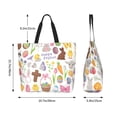 thumbnail image 5 of Kdxio Happy Easter1 Casual Tote Bags Women Big Capacity Shoulder Bag for Women Travel Shoulder Bags Handbags, 5 of 8