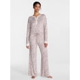thumbnail image 3 of Joyspun Women's Cozy Lounge Collection Hacci Knit Sleep Pants, Sizes XS-3X, 3 of 6