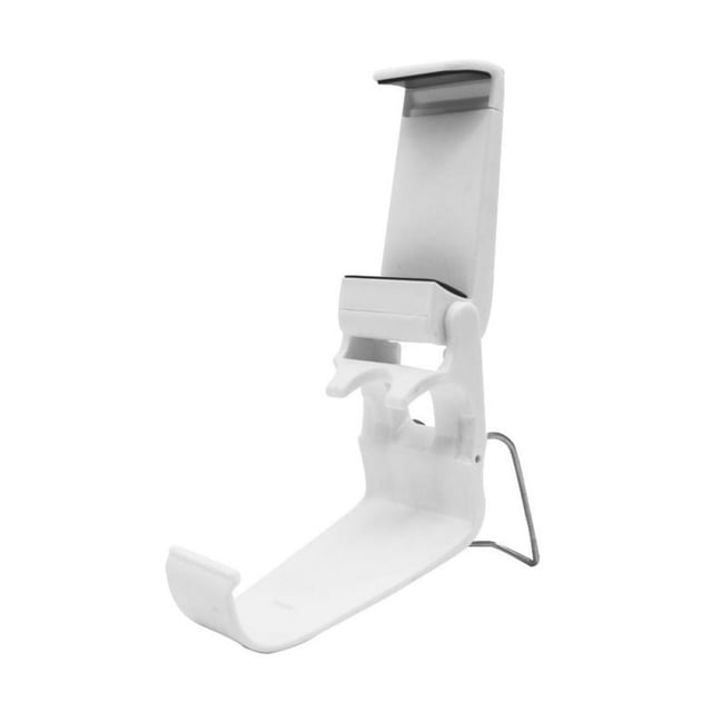 Soporte para teléfonos inteligentes, soporte de agarre manual, soporte plegable con clip para control de Xbox ONE S Slim Ones, blanco
