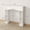 White MDF Wood3, variant on XIZE Freestanding Fireplace Mantel Surround with Legs for Electric Fireplaces