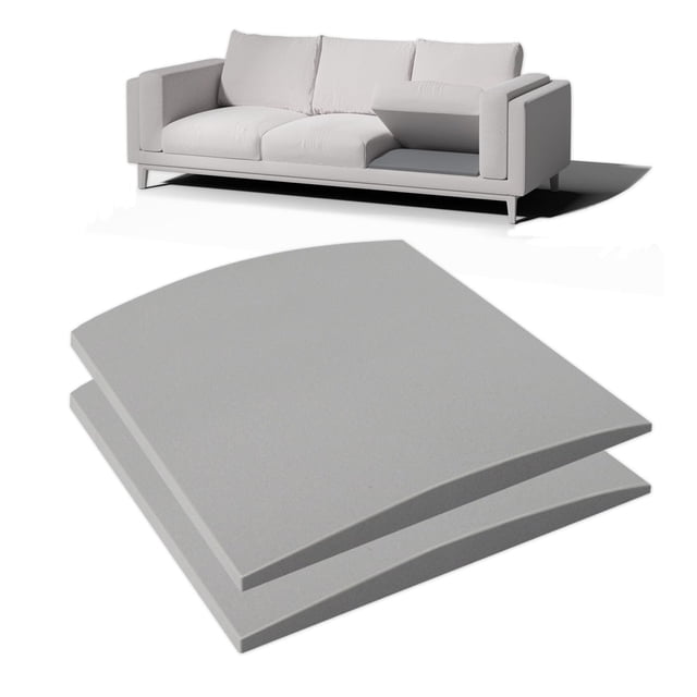 Soporte de cojín de sofá Spongiduits para asientos caídos, color gris, x2