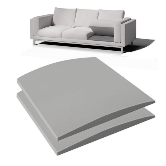 Soporte de cojín de sofá Spongiduits para asientos caídos, color gris, x2