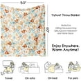 thumbnail image 4 of Fall Thanksgiving Blankets,Football with Maple Leaves Farmhouse Blanket Throw,Thanksgiving Fall Flannel Fleece Throw Blanket for Home Living Room Couch Bed Chair or Dorm Decor 60"x50", 4 of 5