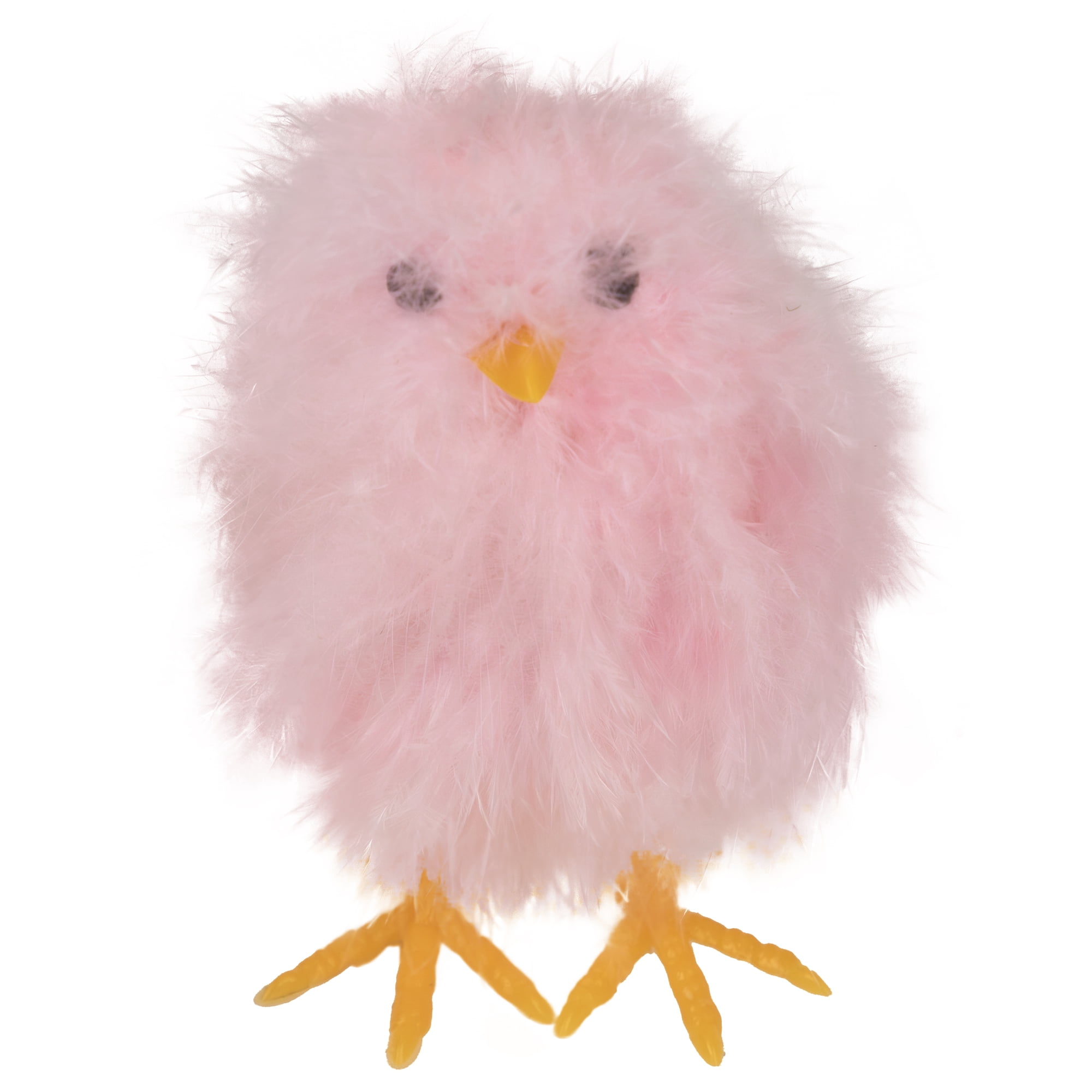 Northlight Furry Chicks Easter Figurines - 3.25" - Pink - Set of 3