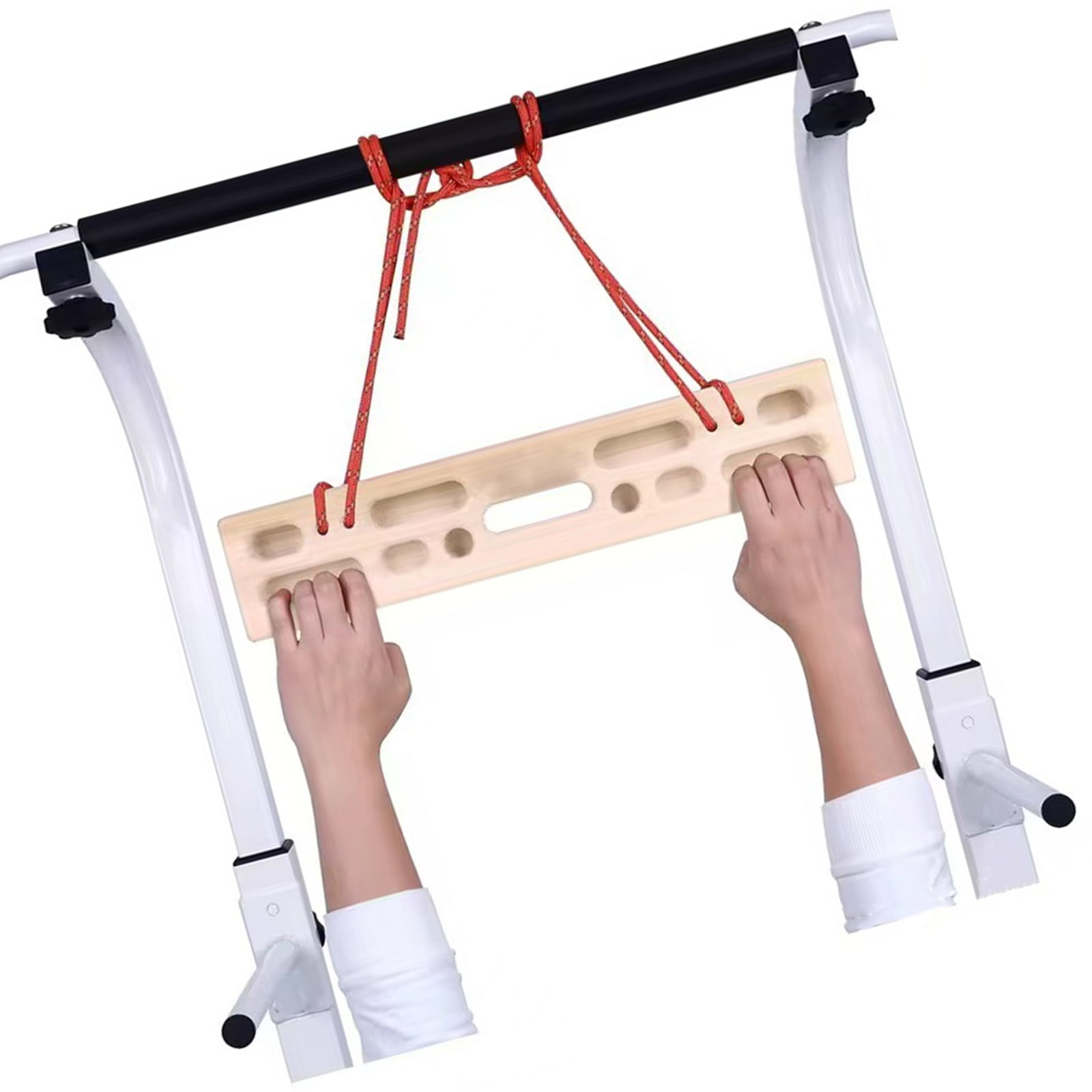 Solid Climbing Board Finger Strengths Training Board Portables Hangboards for Home and Outdoor Training