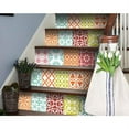 thumbnail image 6 of 4" X 4" Muted Brights Mosaic Peel and Stick Removable Tiles, 6 of 9