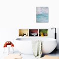 thumbnail image 6 of Modern Bathroom Wall Art, 12x16 inch Abstract Blue Ocean - Enhance Coastal Themed Home Décor with Sunrise & Sunset Artwork, 6 of 7