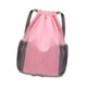 thumbnail image 5 of Mochila con cordón para natación, ligera y ajustable, con bolsillo para artículos húmedos. Rosa, 5 of 9