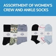 thumbnail image 2 of SOCKS'NBULK 120 Pairs Wholesale Sample Socks Womens, Crew and Ankle Socks - Mixed Assorted Random Colors Wholesale Lot Bulk, Great for Donating Shelters, 2 of 7