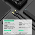 thumbnail image 3 of Micro USB 3.0 Cable 6FT,QGeeM USB 3.0 A to Micro B Cable Charger Compatible with Samsung Galaxy S5, Note 3, Note Pro 12.2, WD Western Digital My Passport and Elements Hard Drives, 3.0 USB Cable, 3 of 7