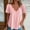 D_ Pink, variant on Hot days, bold styles Olyvenn Scalloped V Neck Eyelet Tops for Women Dressy Summer Plus Size Blouses Loose Short Sleeve Casual T-Shirts Pink XXXL