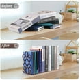 thumbnail image 4 of Book Ends, Book Ends for Shelves Metal Bookends Heavy Duty Decorative Book Support Non-Skid, 4 of 5