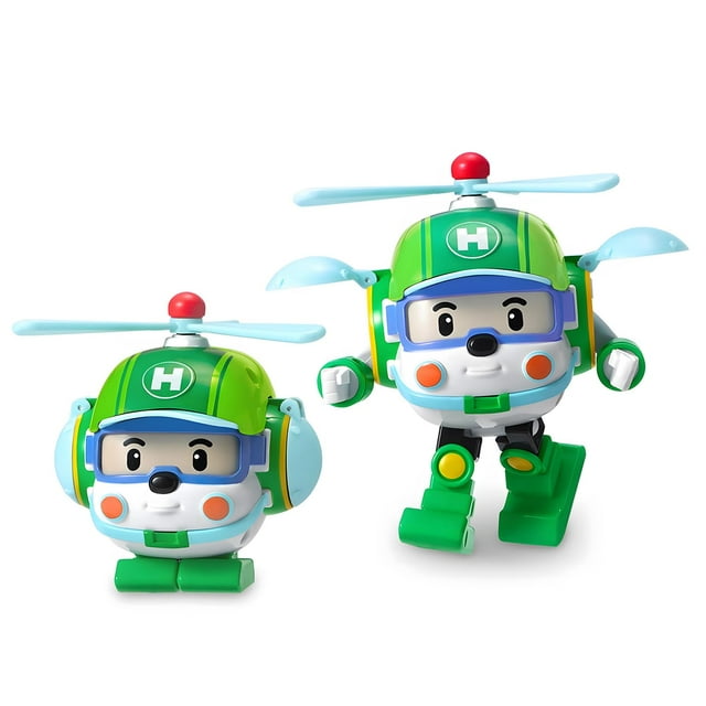Helicóptero Toy Robocar Poli Transforming Robot Helly 4 de 1 a 5 años