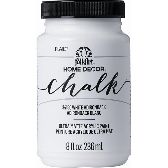 FolkArt Home Decor Chalk, 8 oz., White Adirondack, FolkArt Home Décor Chalk Paint